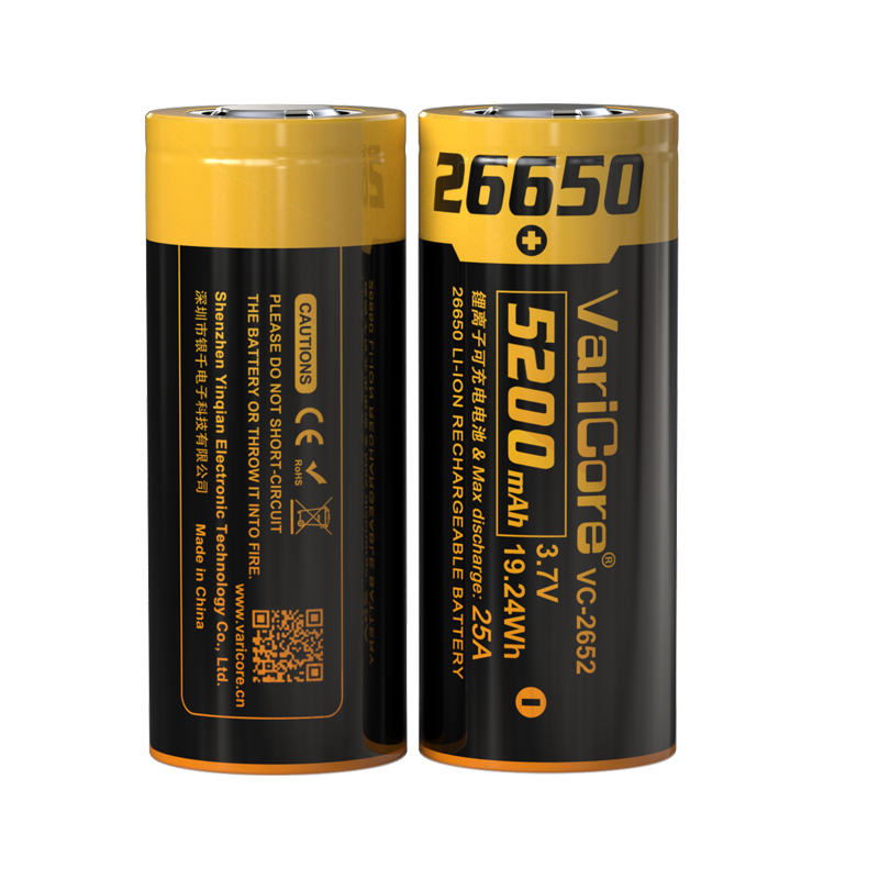 LiitoKala-batería recargable para linterna, pila Original 26650-55A, 5100mAh, 20A, 3,6 V, 26650, Ion de litio, 3,7 v