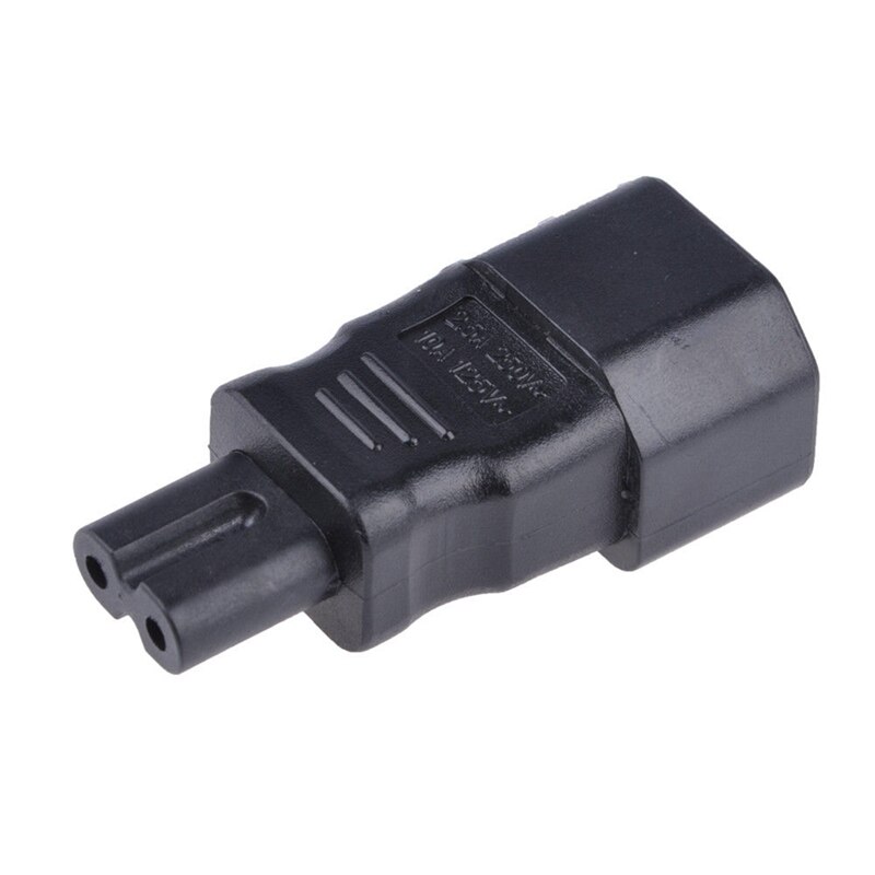IEC 320 C14 Male To C7 Female Power Adapter &amp; IEC320 C13/C14 To C5/C6 Kettle Lead To PC Laptop Power Cable Adapter