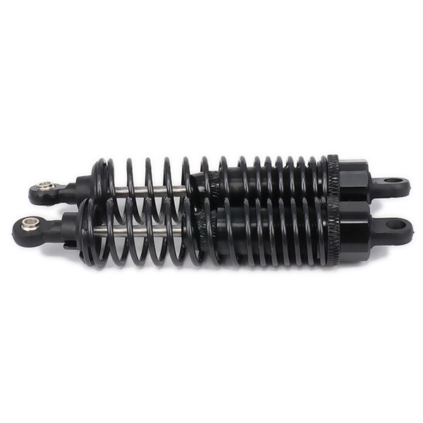 Oil filled Style adjustable 98mm alloy aluminum shock absorber damper for rc car 1/10 buggy truck RCAWD hop-up parts Hsp 2PCS: Black