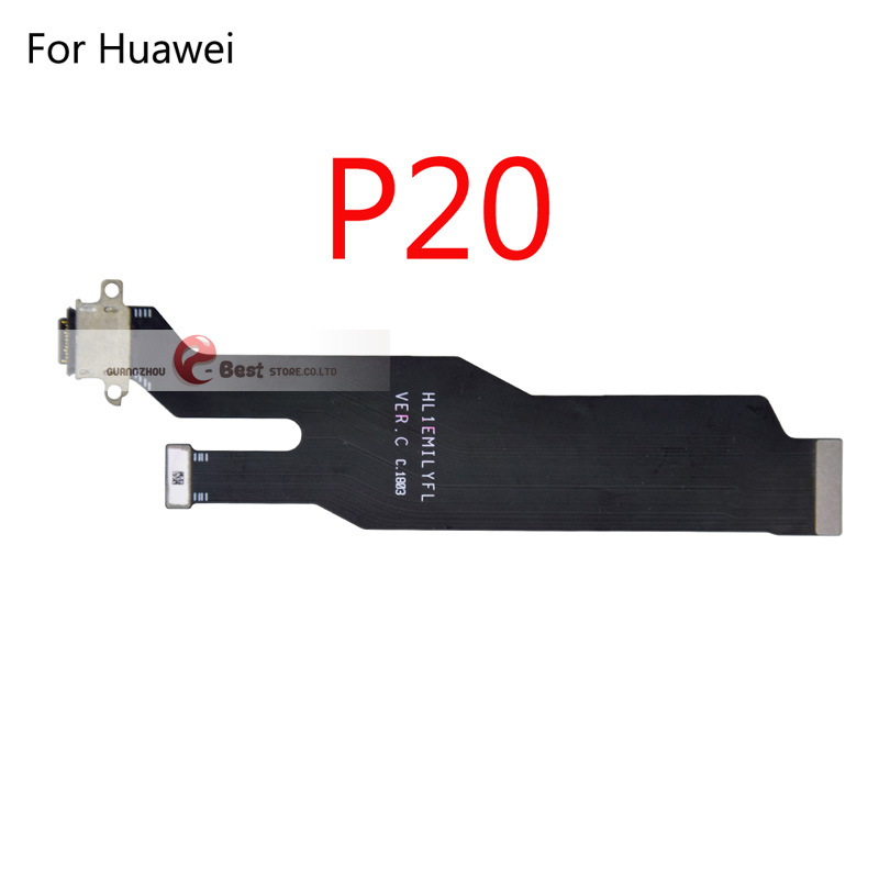 1pcs USB Charging For Huawei P9 P10 P30 lite P20 Pro P30 P9 P10 Plus Charger Port Dock Connector Flex Cable: For huawei P20