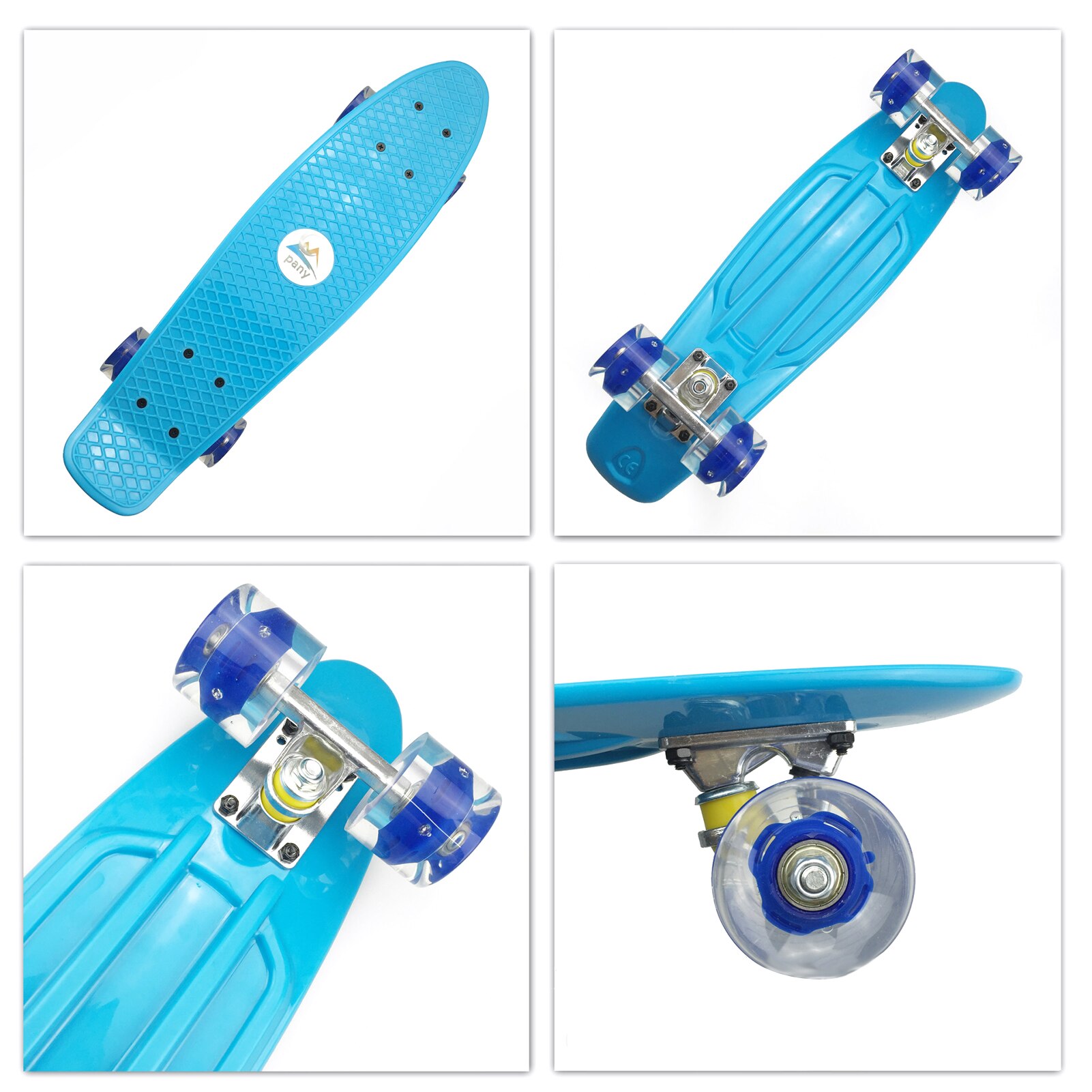 22 &#39;&#39;Skateboard mit Farbige LED Räder Blinkende Räder Skateboard Für freundlicher Jungen und Mädchen