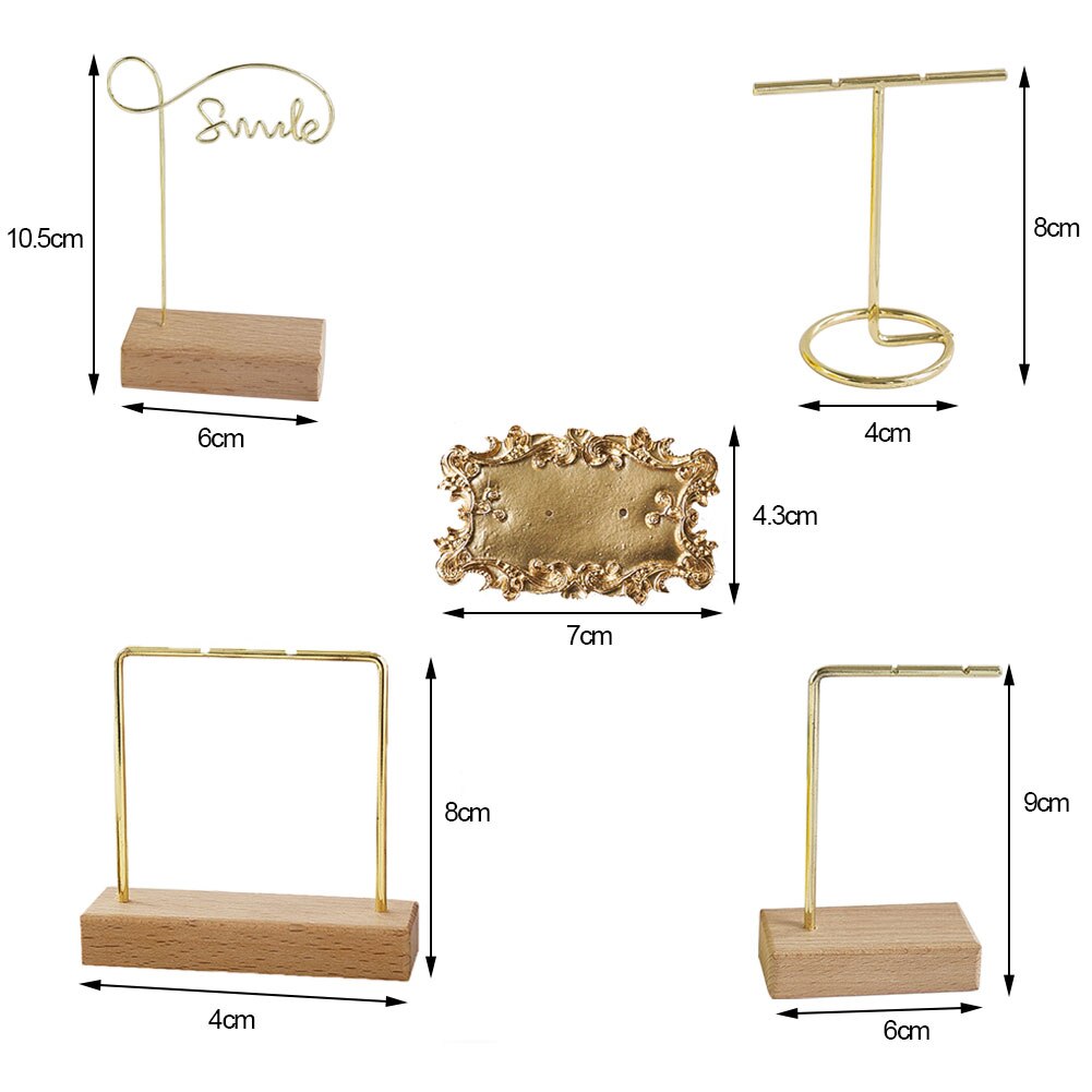 Foto Studio Ins Luxe Metalen Beugel Fotografie Prop Voor Oorbel Ring Armband Ketting Sieraden Plank Schieten Display Props