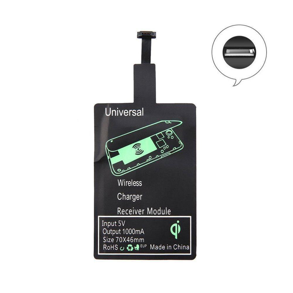 Universel Sans Fil Chargeur Récepteur De Charge Adaptateur Pour Galaxy S6 S7 Bord S10 S9 Plus Note 5 iphone 8 plus X XS XR MAX: for Type-c