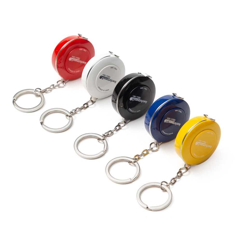 1M/1.5M Meet Liniaal Intrekbaar Centimeter Inch Rolband Mini Sleutelhanger Meetlint Kleermaker Draagbaar Naai Meetinstrument