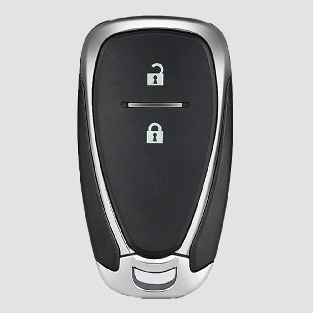 SUPERKEY 2/3/4/5 botones carcasa para llave remota Fob para Chevrolet Chevy Camaro Cruze Malibu Equinox: Negro