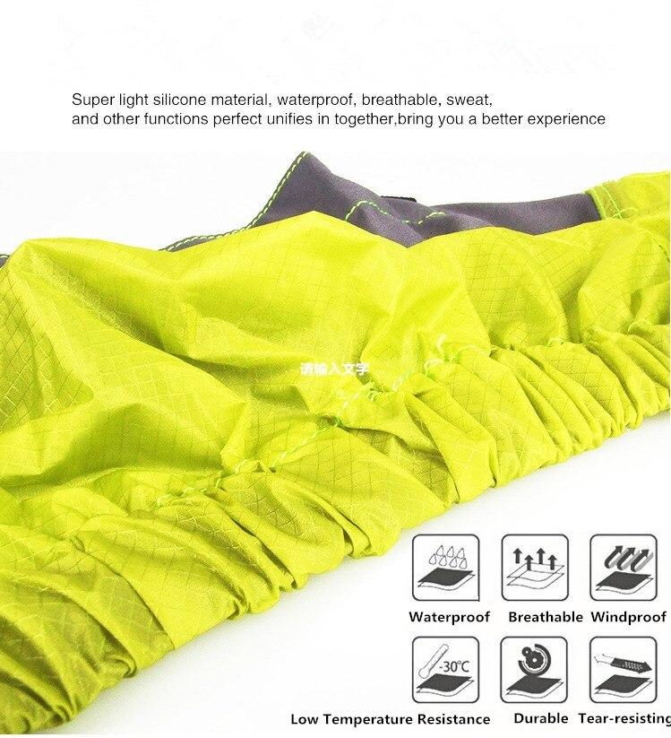Polainas cortas de silicona impermeables hasta el tobillo para exterior, escalada, senderismo, Skate, esquí, acampada, Camping