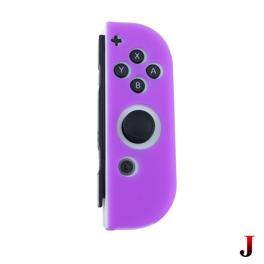 Yuxi 18 Kleur Rechts Zachte Siliconen Cover Voor Nintend Schakelaar Rood Groen Geel Blauw Siliconen Beschermhoes Voor Nintend Accessoires: J