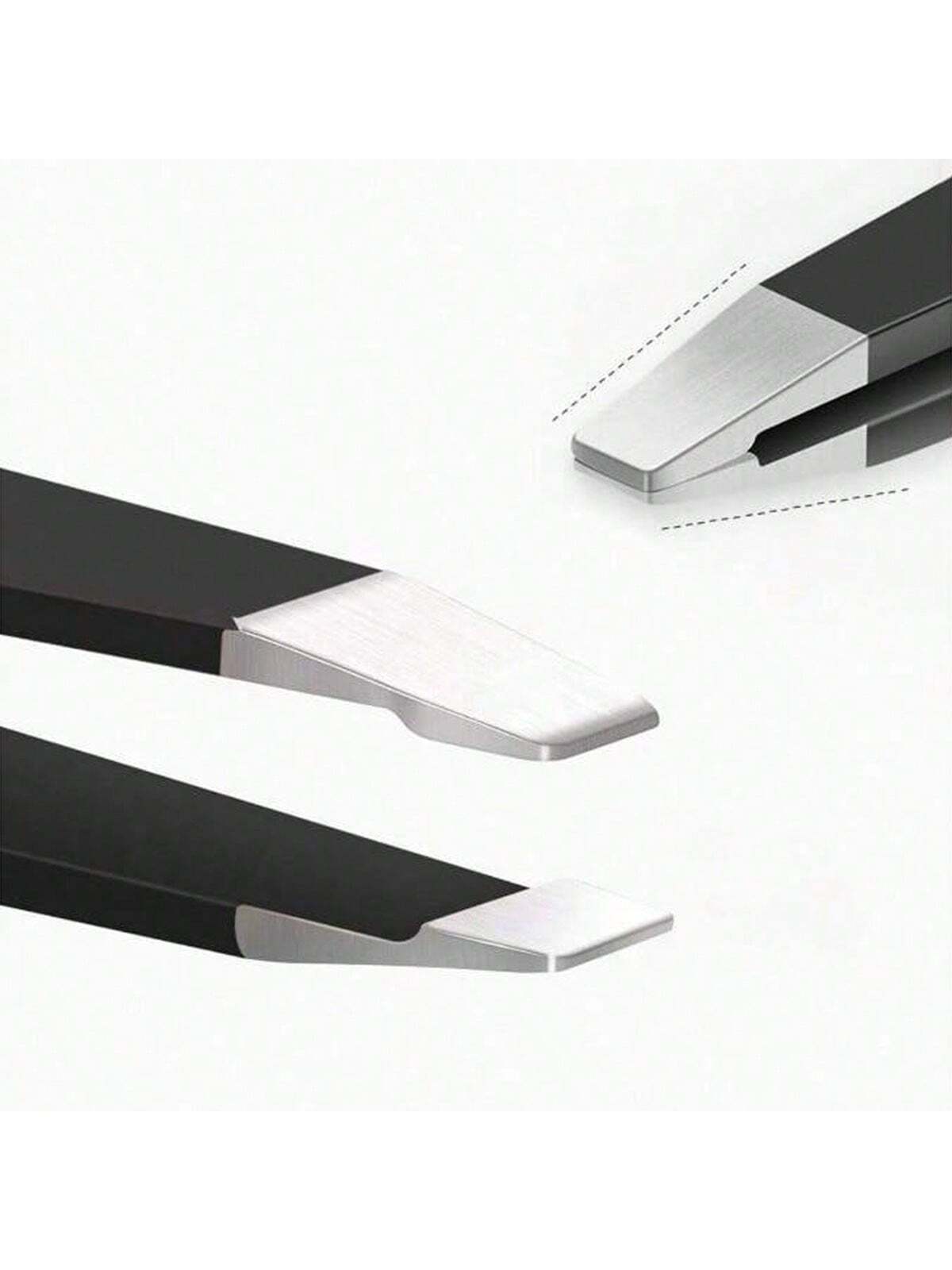 Multifunctionele wenkbrauwpincet, 4-pack roestvrijstalen wenkbrauwverstrakking gezichtshaartrimmer make-up gereedschapset, oogvormende gereedschappen