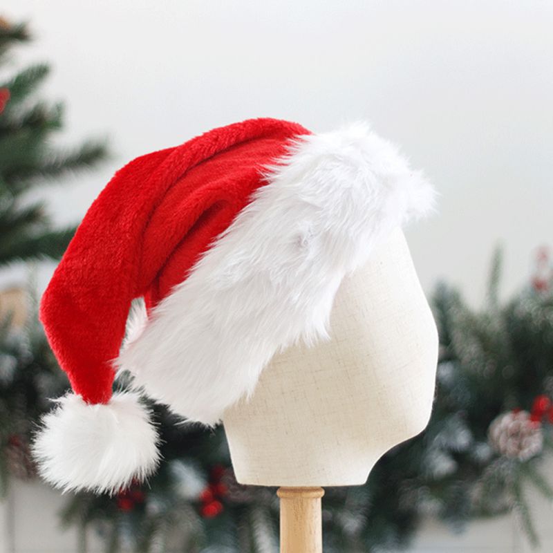 Kerst Kinderen Volwassen Hoed Pluche Xmas Jaar Party Kid Cap Warm Winter Lollipop Snoep Hoed Kerstman hoed