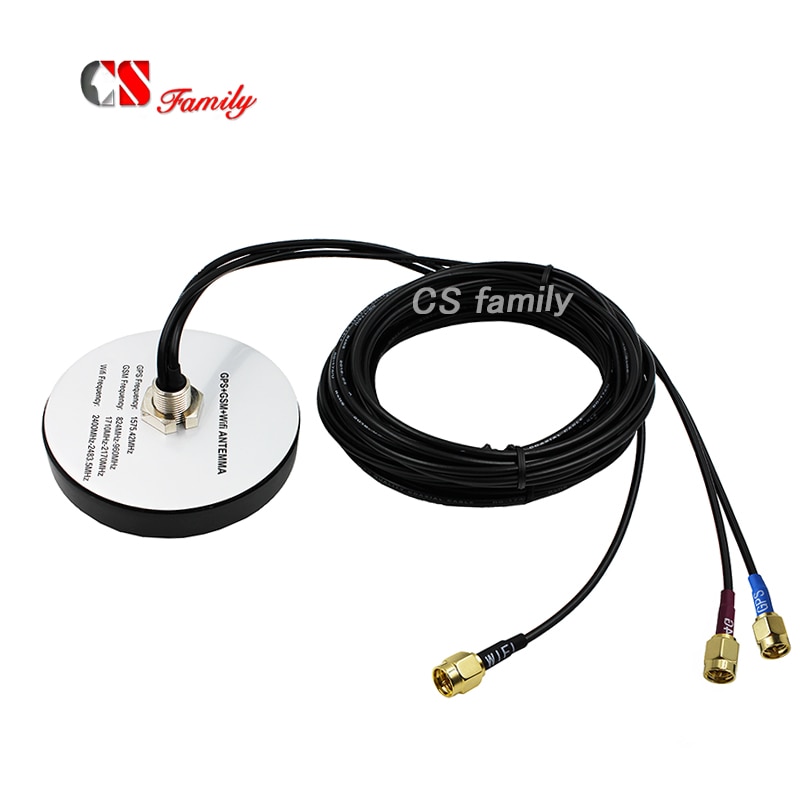 Screw Cellular GPS WiFi 4G LTE Antennas 3 IN 1