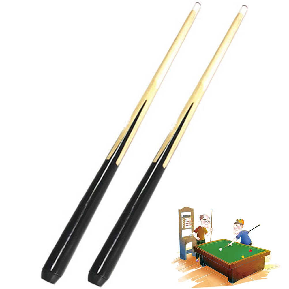 2Pcs 50Cm Biljartkeu Voor Kid Biljart As Houten Pool Cue Stick Entertainment Snooker Biljart Tool