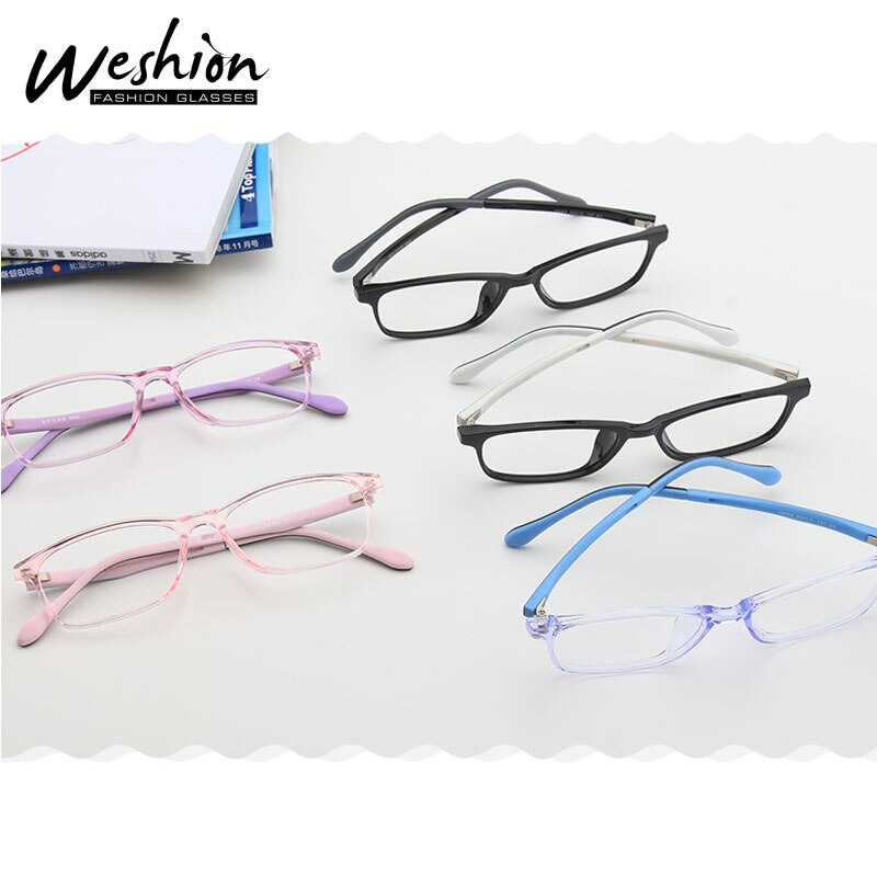 Kids Glasses Anti Blue Light Prescription Optical Frame Children Boy Girls Square Computer Reflective Eyeglasses UV400 5-15