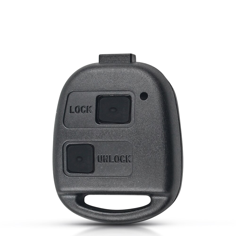 KEYYOU Car Key Shell 2/3 Buttons Remote Case for Lexus Es Rx Is Lx Gs IS200 RX300 ES300 LS400 GX460 For Toyota Uncut TOY48 Blade: 2 Buttons With Pad