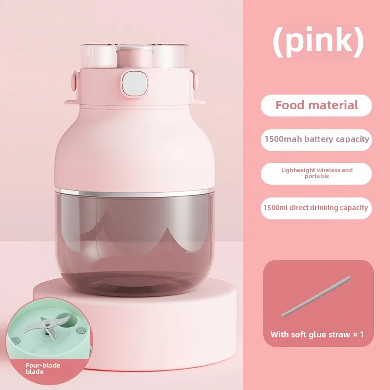 Automatisk hemmabruk juicepress kopp tonton kopp populär internet röd paus väggmaskin multifunktionell plastkroppsjuicemaskin: Grön