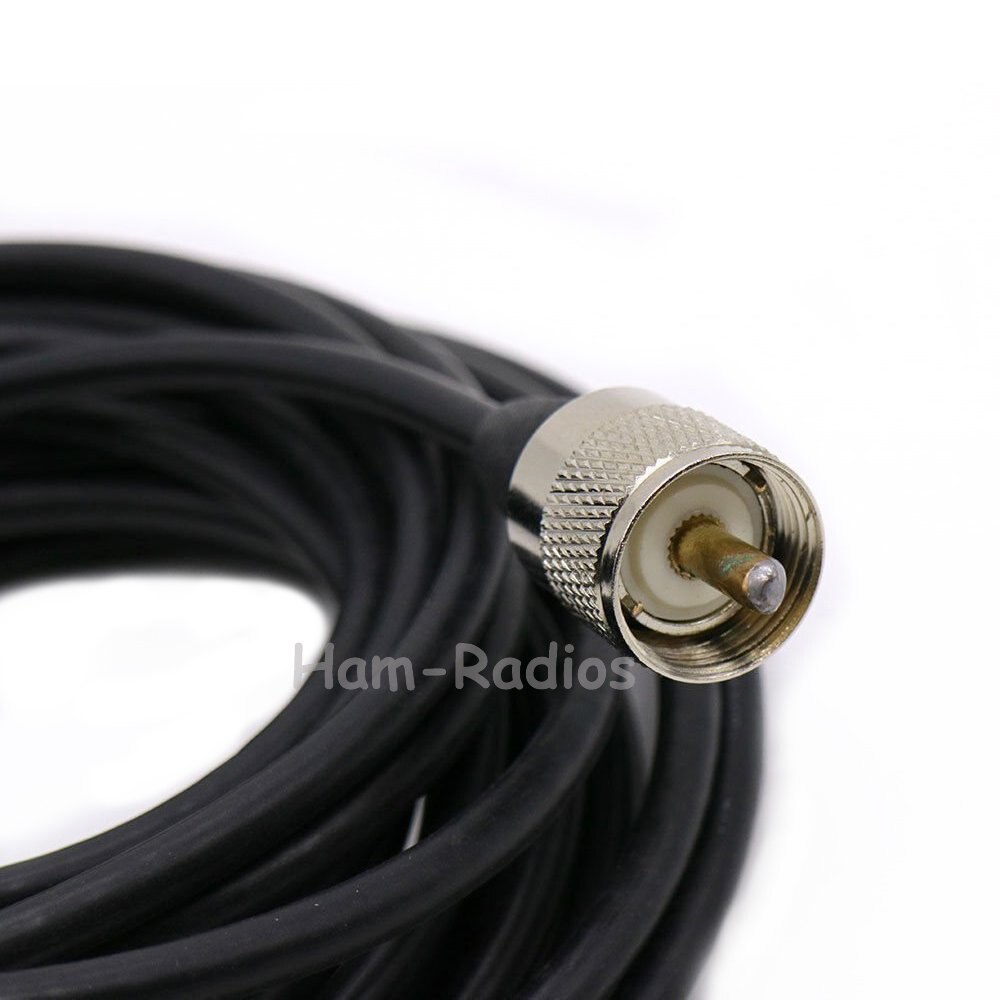 NMO Mount Magnetic base 16 foot Antenna Cable Roof or Trunk for Mobile Radios PL259 Connector for Yaesu Kenwood HYT Vertex Icom