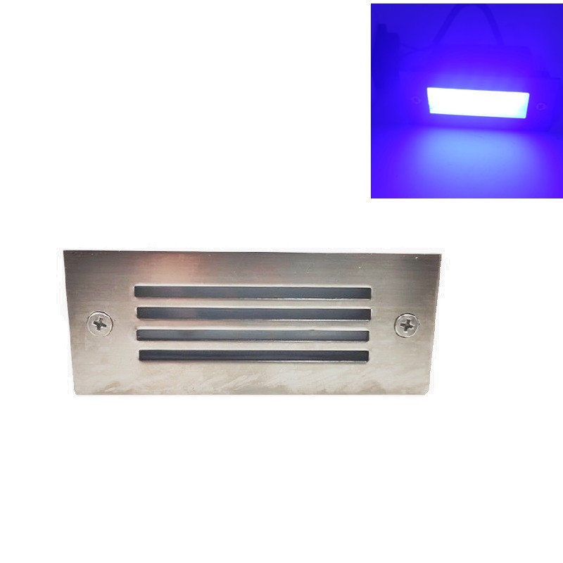 Led Deck Stap Licht 15Leds Ondergrondse Lamp Verzonken Trap Paitio Grond Spot Light Vloer Tuin Landschap Muur Buitenverlichting