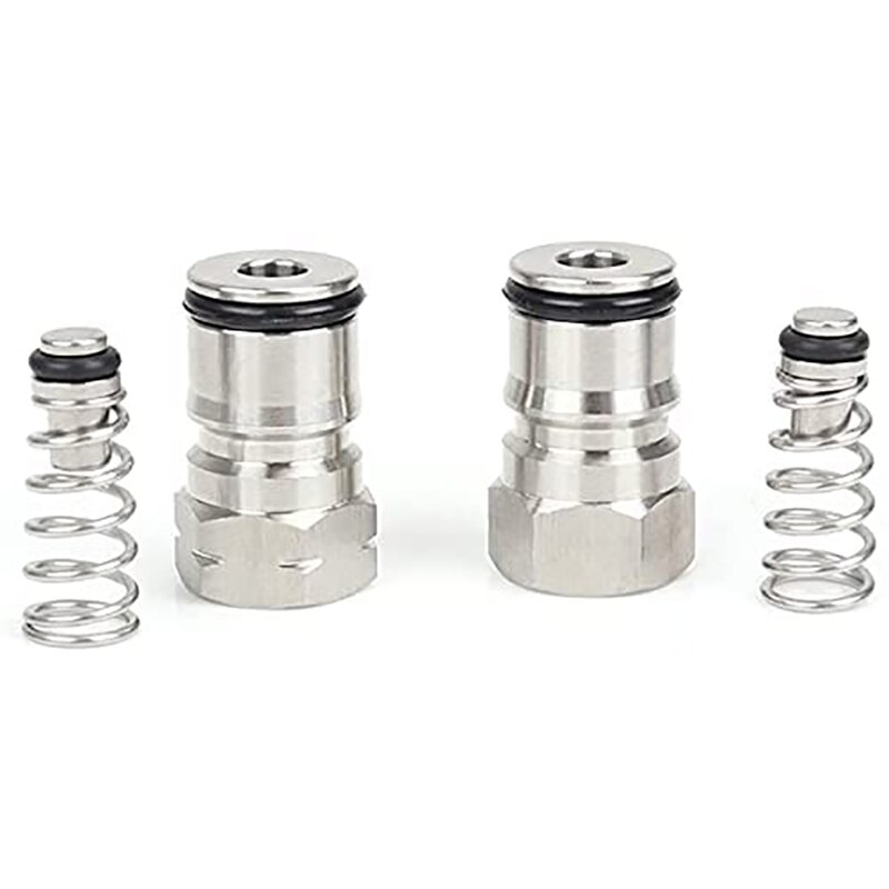 Check Valve Ball Lock Gas Connector Ball Lock Liquid Disconnect Swivel Nuts and Keg Post Adapter for Beer Home Brewing