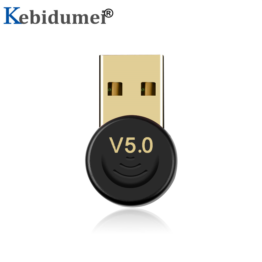 Kebidumei Bluetooth 5.0 Adapter for Computer PC Wireless USB Bluetooth Transmitter Receiver Dongle Adapter For Mouse Keyboard