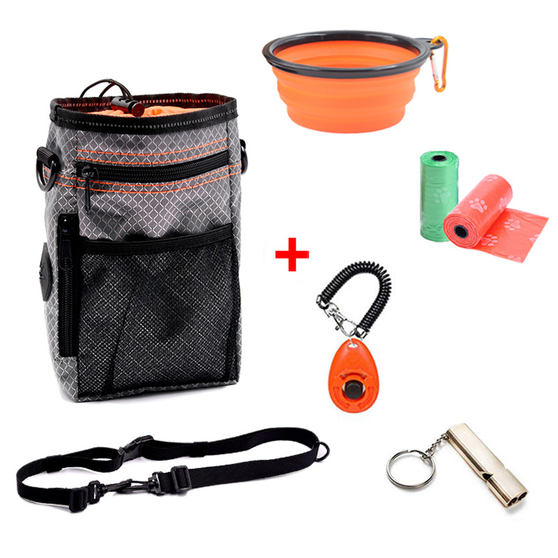 CAWAYI Zwinger Haustier Snack Taille Tasche Anzug Berufs Ausbildung Hund Katzen Tasche Ich bin Freien Tragbare Schüssel Müll Taschen Pfeife D2024: S2
