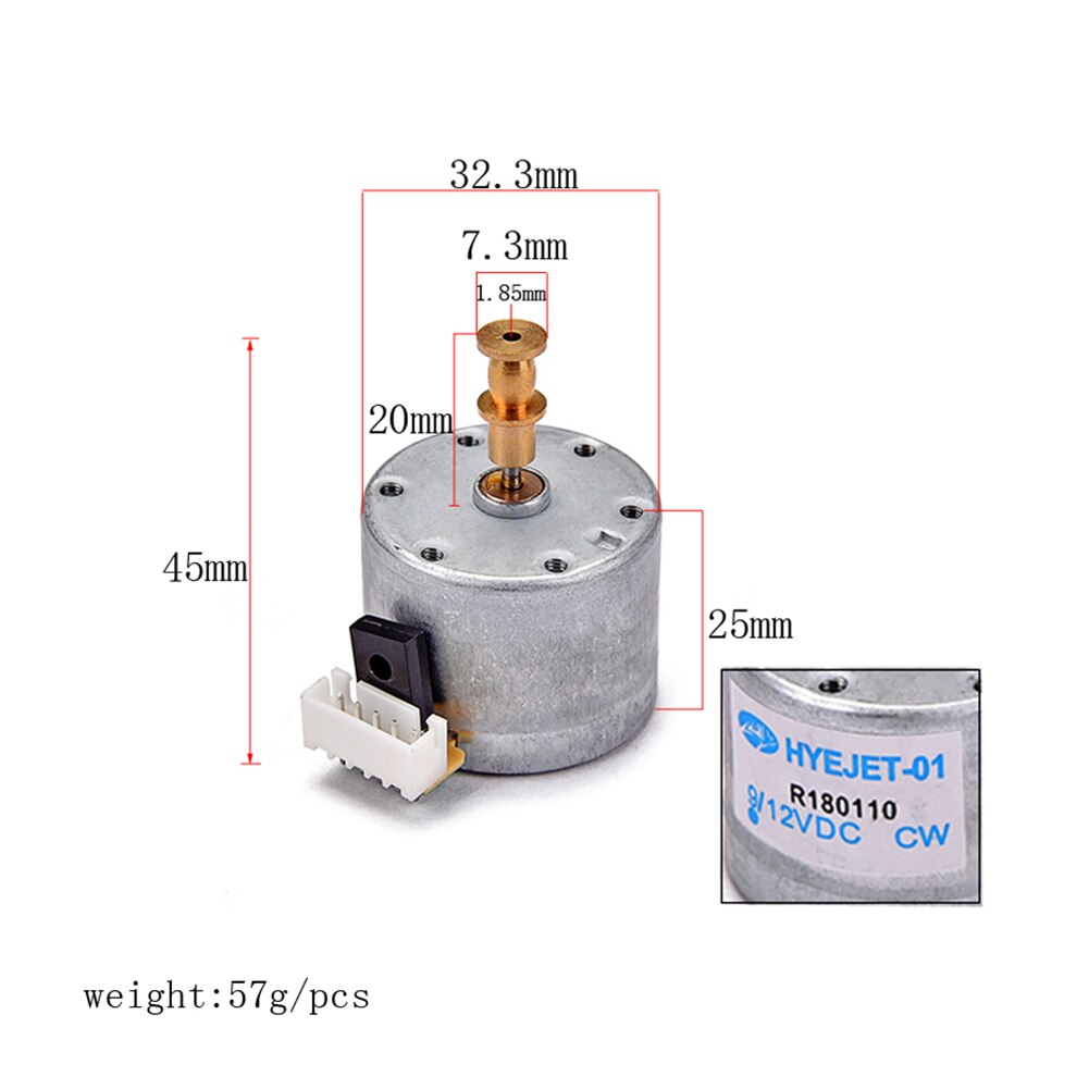 Turntable Vinyl Record Players Phonograph Motor Gramophone 6-12V Metal Electric Instruments Replacement Parts