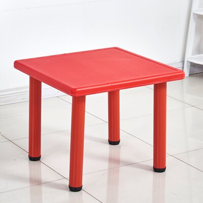 Kleuterschool Plastic Tafels En Stoelen Speelgoed Spelletjes Tafel Schilderijen Tafel: red table