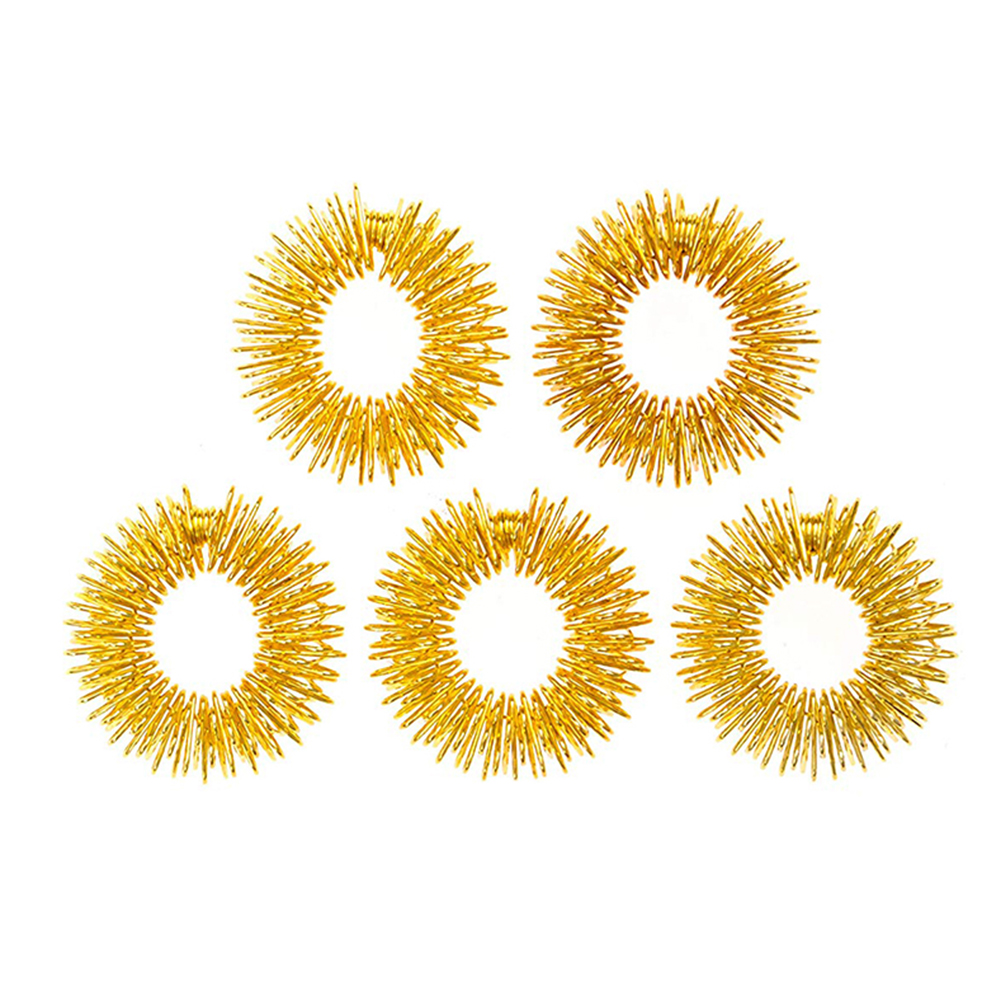10Pcs Spiky Massage Finger Ring Fidget Sensory Kids Adult Health Care Toy Tool Finger Acupressure Ring Hand Fidget Stress Relive