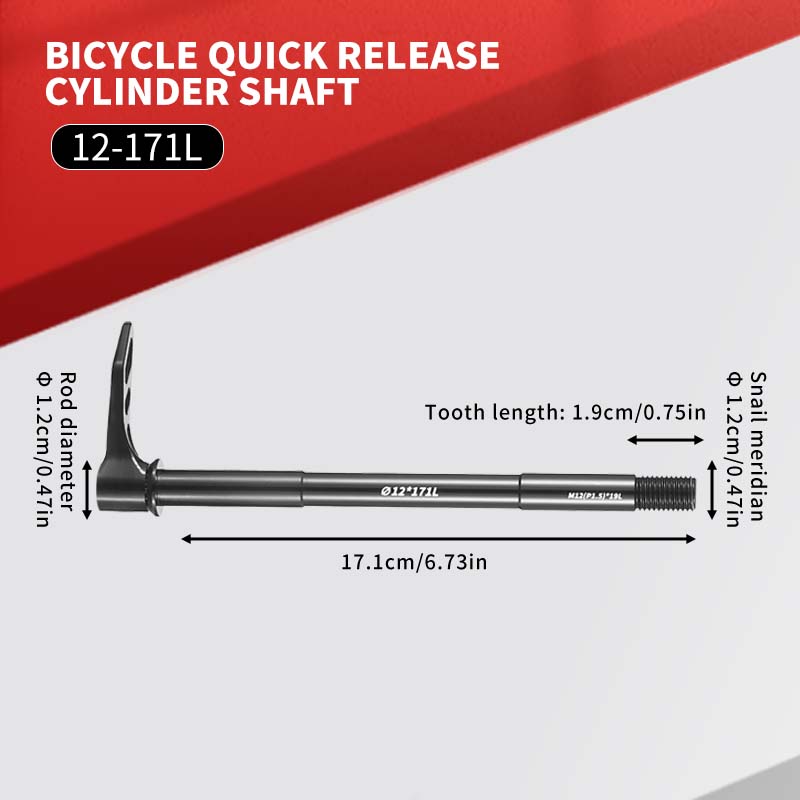 MOTSUV MTB Schnellspanner Steckachse Rennrad Vorderradgabel Welle Spieße Hinterradnabe Steckachse 12x128/162 12x171/175/177 Fahrradachse: Licht Grau