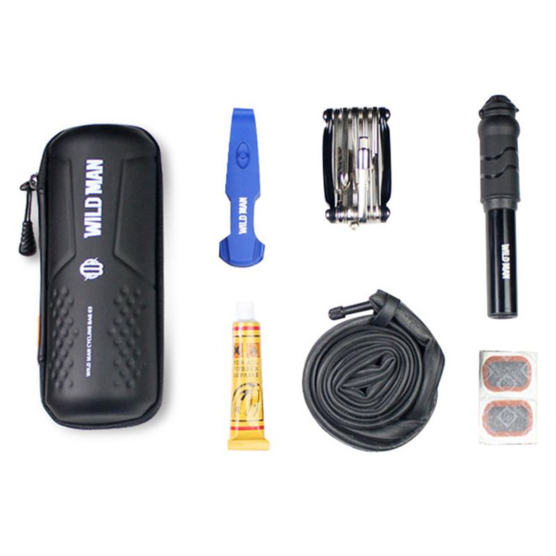 WILD MAN Cycling Tool Capsule Boxes Apply Bottle Can Store Keys Repair Tools Kit Set Glasses Bike Storage Boxes Bicycle Tool Bag: Default Title