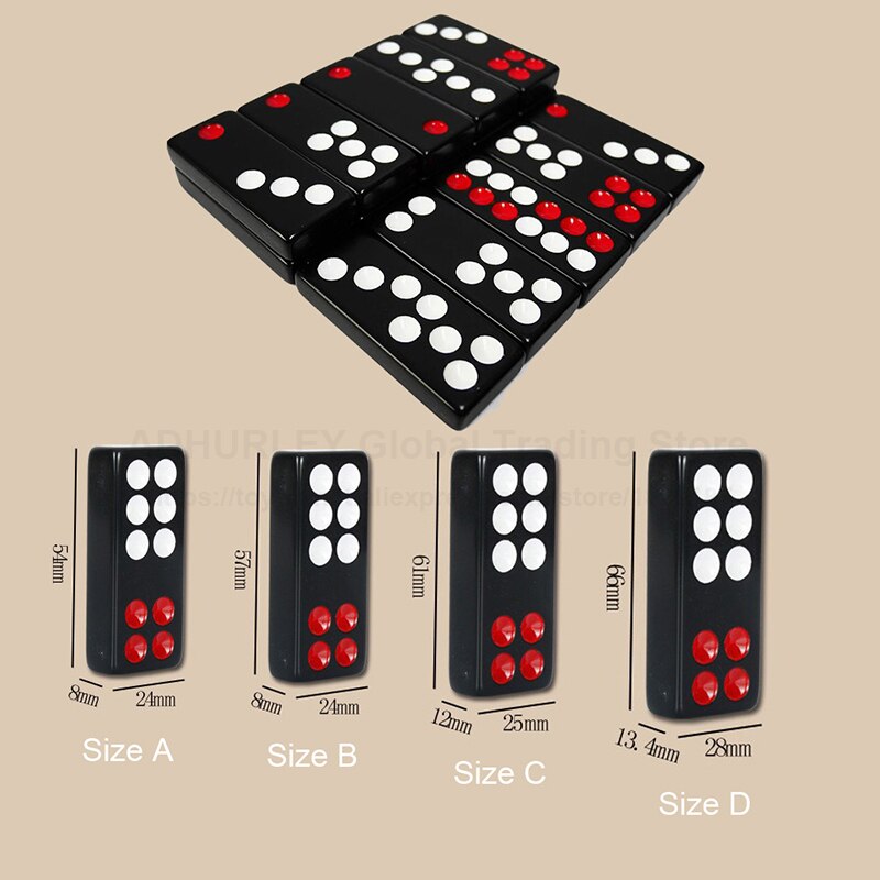 Domino Zwart Pai Gow 32 Pcs Domino Met 2 Dices Board Games Domino Game