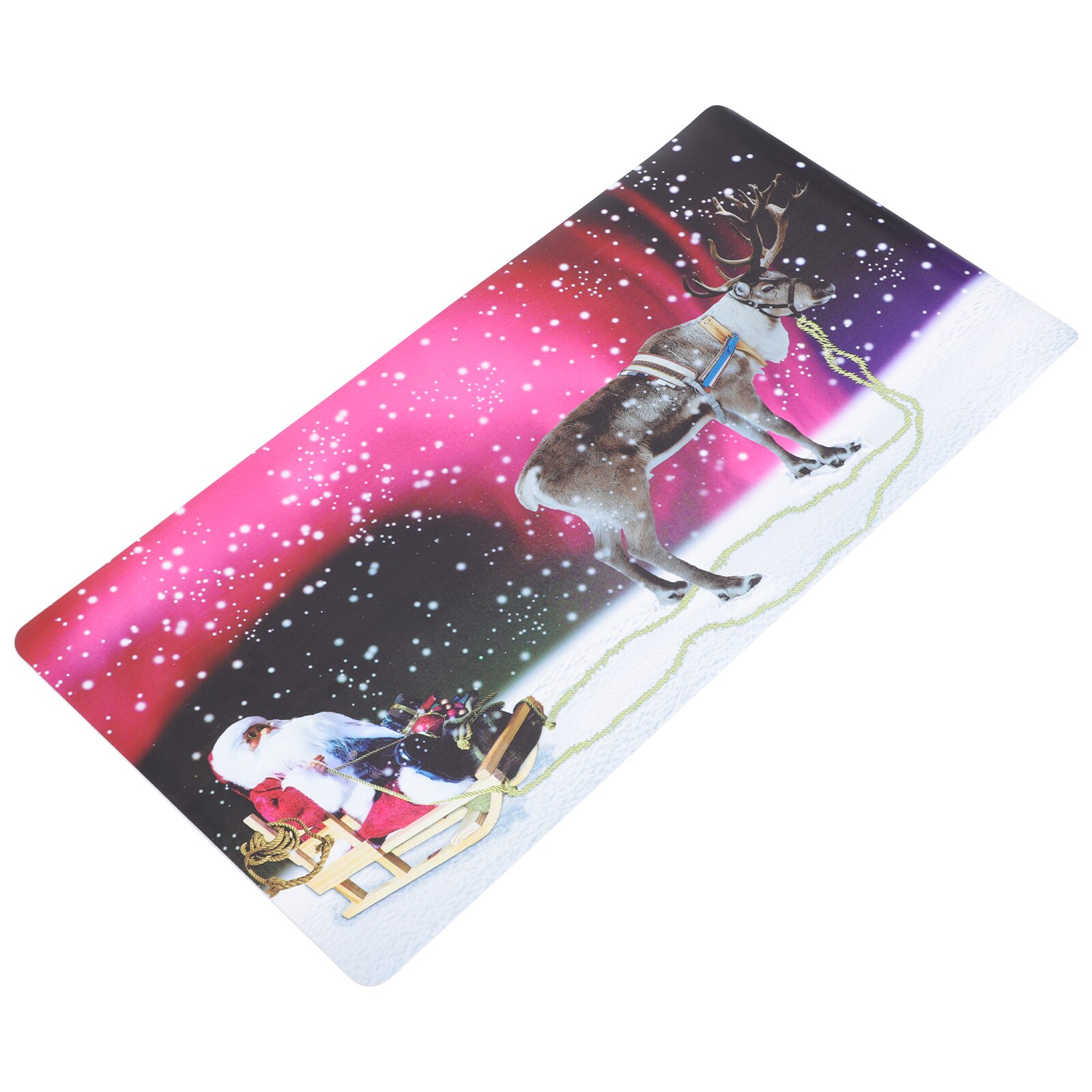 Tapis de jeu à thème de noël, accessoire pour le bureau, la maison, le dortoir