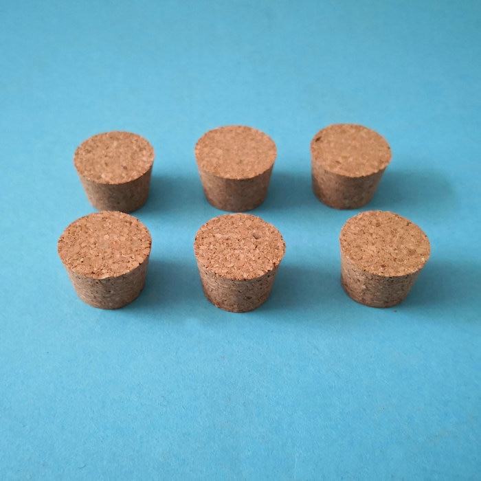 100 stks 18mm Houten kurk geschikt voor verschillende maten test buizen