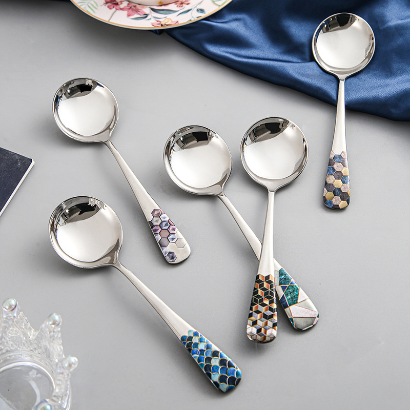 304 Roestvrij Stalen Lepel Keuken Koken Lepel Dessert Accessoires