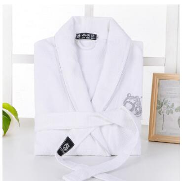 100%  bomullsrock badrock herr sommar kimono japansk stil: Vit / L