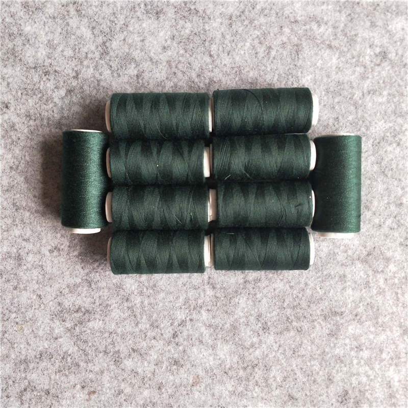 embroidery thread sewing machine thread clothing accessory 20 kind of colour select 100 yard 10pcs sell: atrovirens