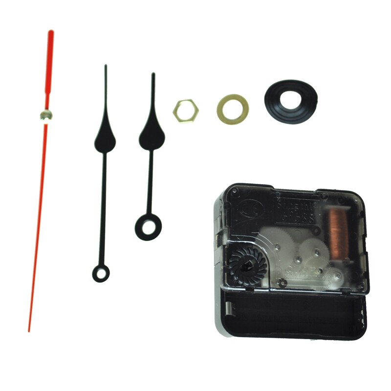 Klok Movement Mechanism Black Uur Minuut Rode Secondewijzer Diy Gereedschap Set
