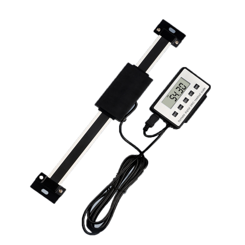 Báscula Digital remota para torno de molino Bridgeport, regla lineal con Base, 150mm, 200mm, 300mm, 500mm, 600mm