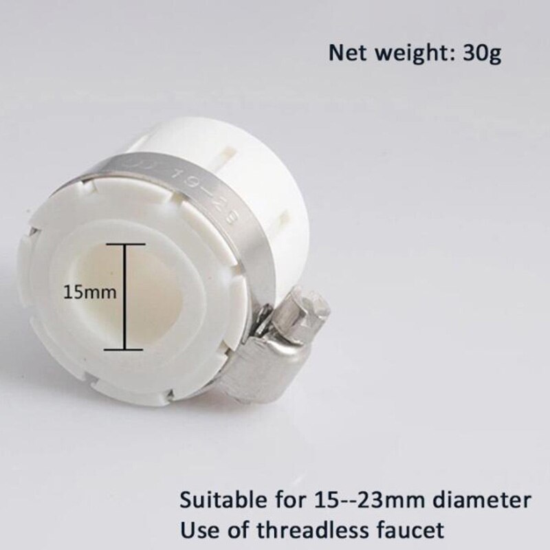 Universal Kitchen Faucet Accessories Joint Water Fittings Shower Adapter Water Adapter 15~23mm Threaded Interface Connector