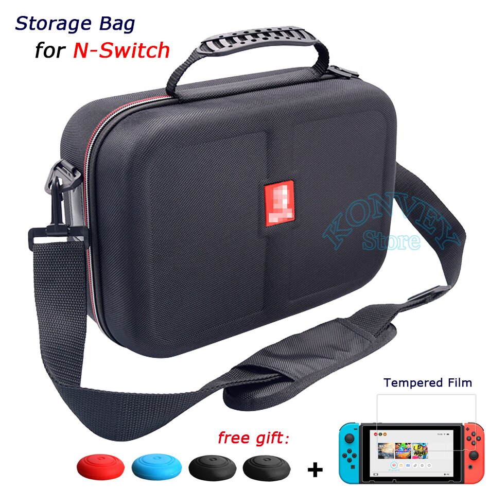 Funda protectora de EVA para Nintendo Switch NS, bolsa de transporte de gran capacidad, accesorios