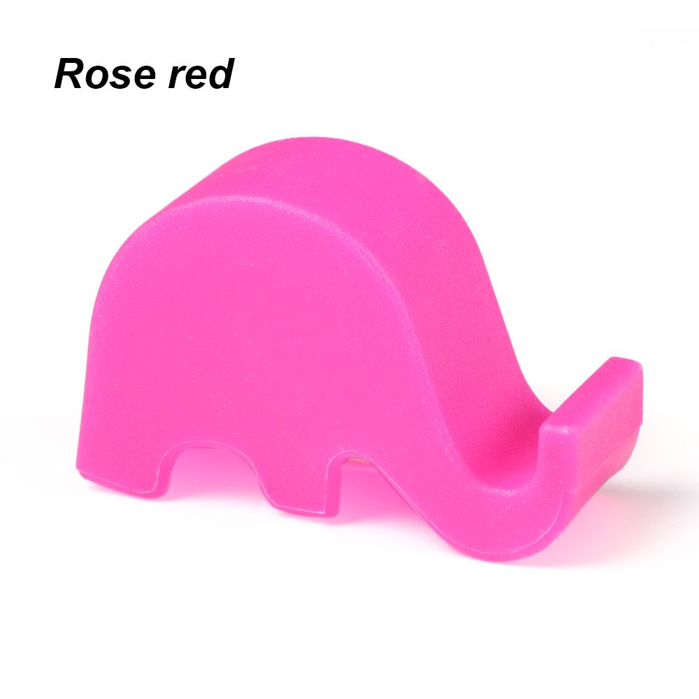 Snoep Kleur Universele Mini Smart Telefoon Tafel Desk Mount Stand Phone Holder Beugel Voor Mobiele Mobiele Telefoon Tabletten Lui Beugel: A-Rose red