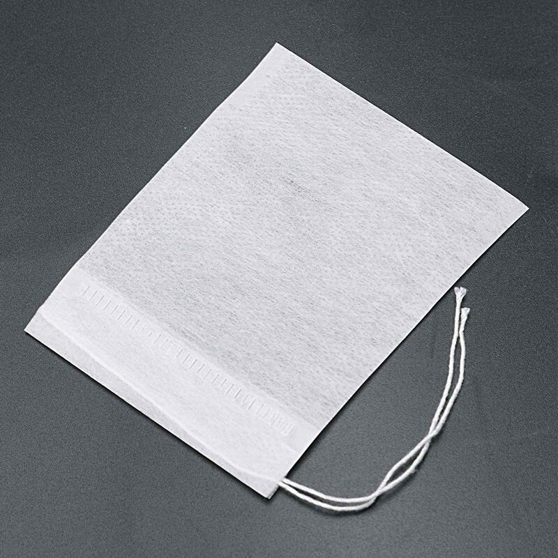 500 pakke engangs tefilterpose tomme teposer løs tepose med snøring ,7 x 9cm