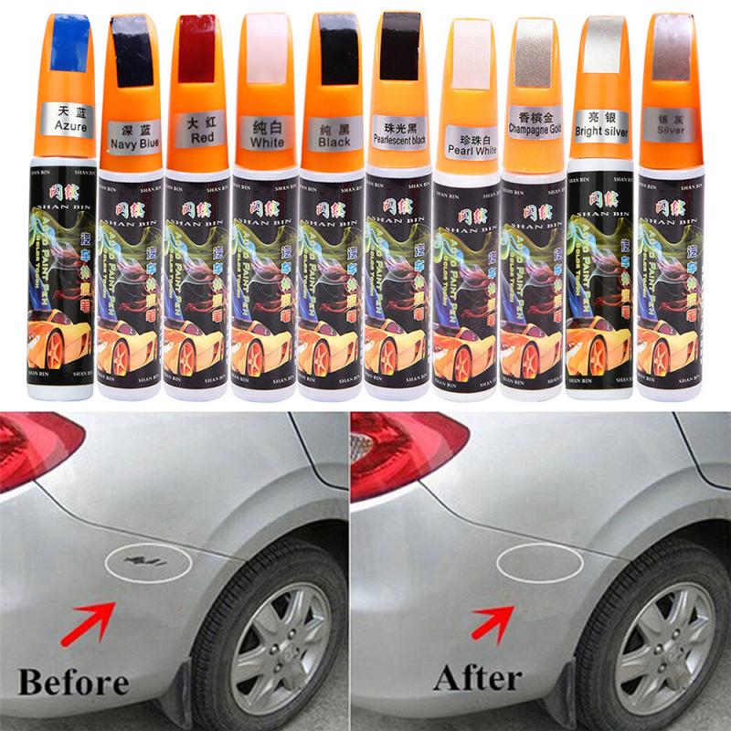 Car Mending Fill Paint Pen Tool Applicator Waterproof Touch Up Car Paint Repair Coat Painting Scratch Clear Remover