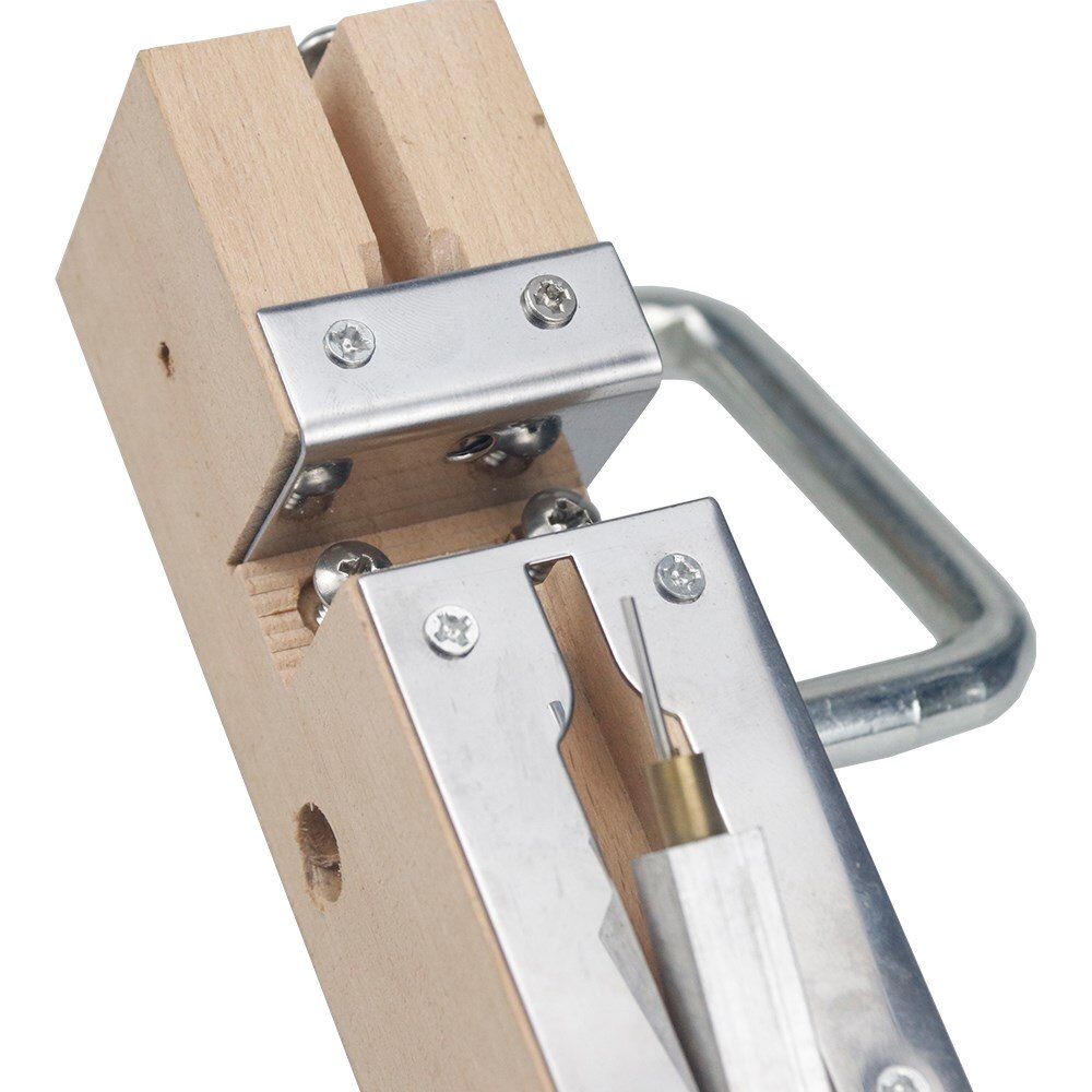 Fdit Punzonatrice Per Telai Alveare – Macchina Per Fori Con 3 Aghi In Acciaio Inox – Attrezzatura Professionale Per Apicoltura
