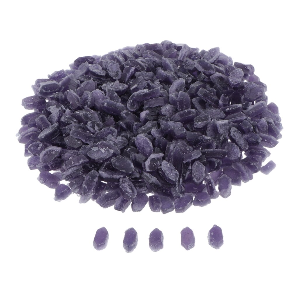 Bougies en cire à granulés 100g | Bougies à la cire pour la fabrication soi-même de bougies à plante naturelle: Deep Purple