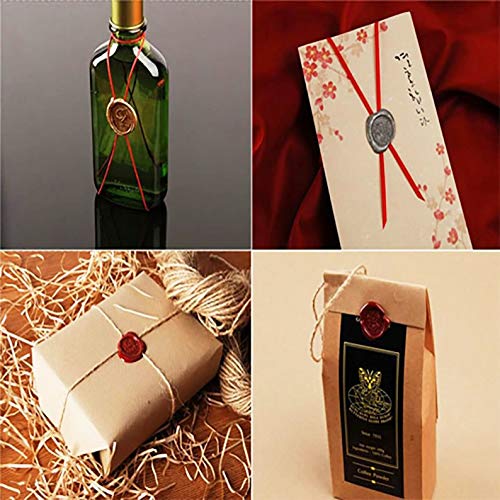 Hjertevoksforseglingsstemplet med palisanderhåndtag - ideel til dekoration af emballage, konvolutter, pakker, invitationer,
