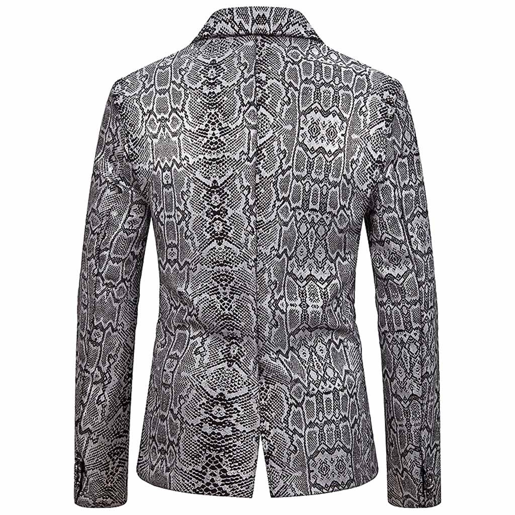 KANCOOLD Men's Business Casual Slim Fit Suit Set - Single Breasted Blazer & Pants for Wedding & Formal Events