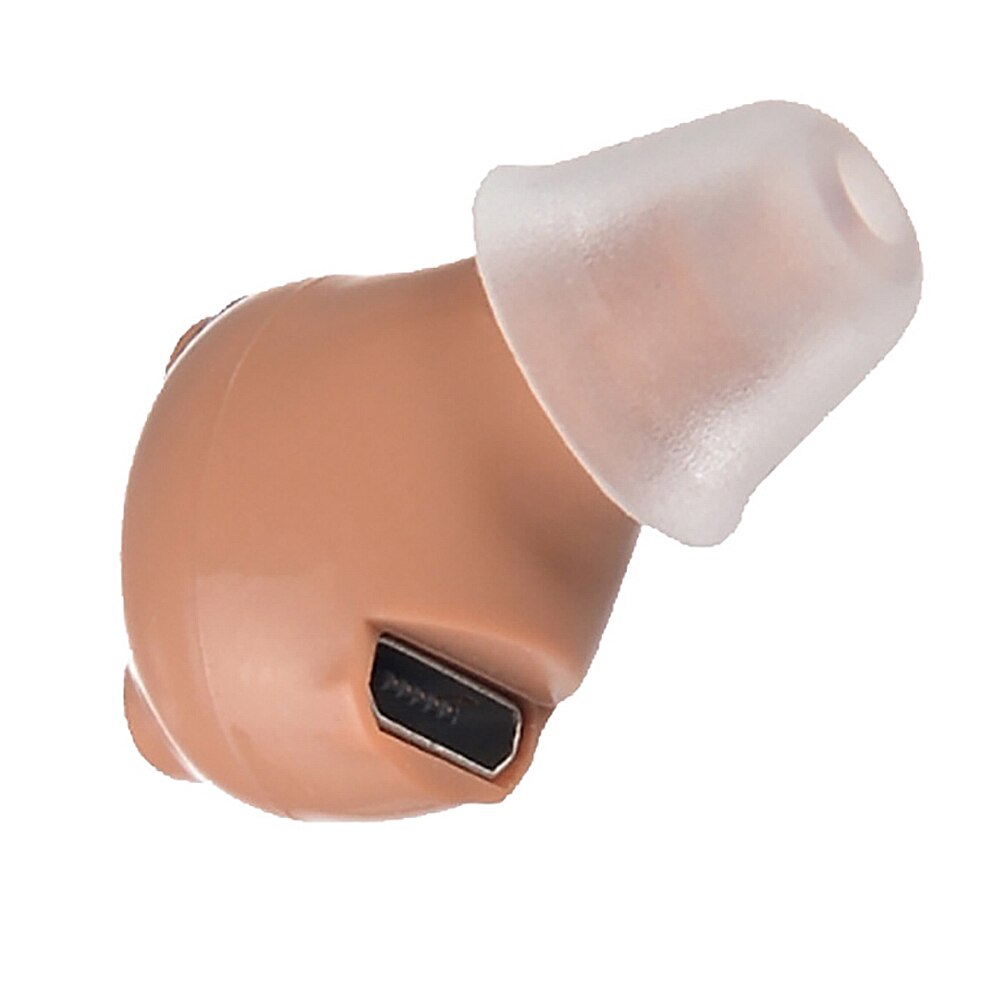 Usynligt cic høreapparat genopladeligt mini høreapparat til ældre døve trådløs forstærker øreapparater høreapparat