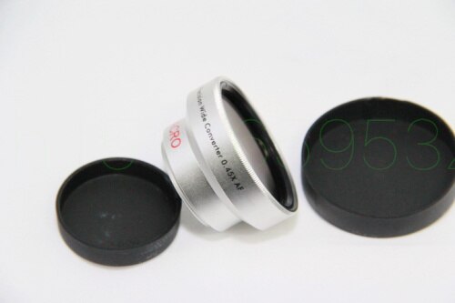 30.5mm 0.45x WIDE Angle + Macro Conversion LENS 30.5 0.45 for 30.5mm Front Threads Camcorder Silver