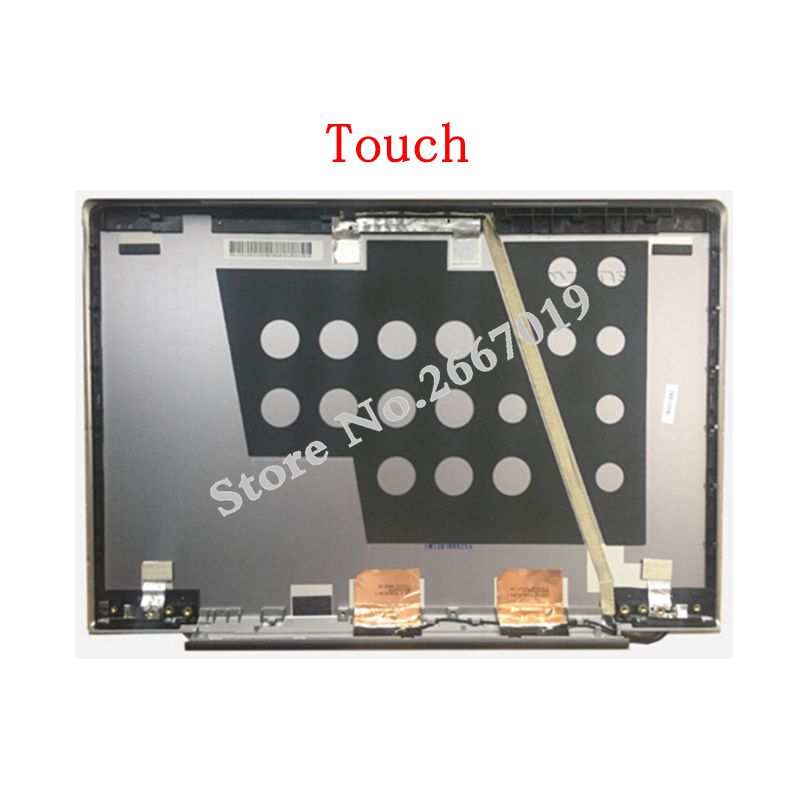Laptop LCD Top Cover/LCD bezel back cover For Lenovo U330 U330T 3CLZ5LCLV30 silver Back Cover with Touch /NO Touch: silver Touch A shell