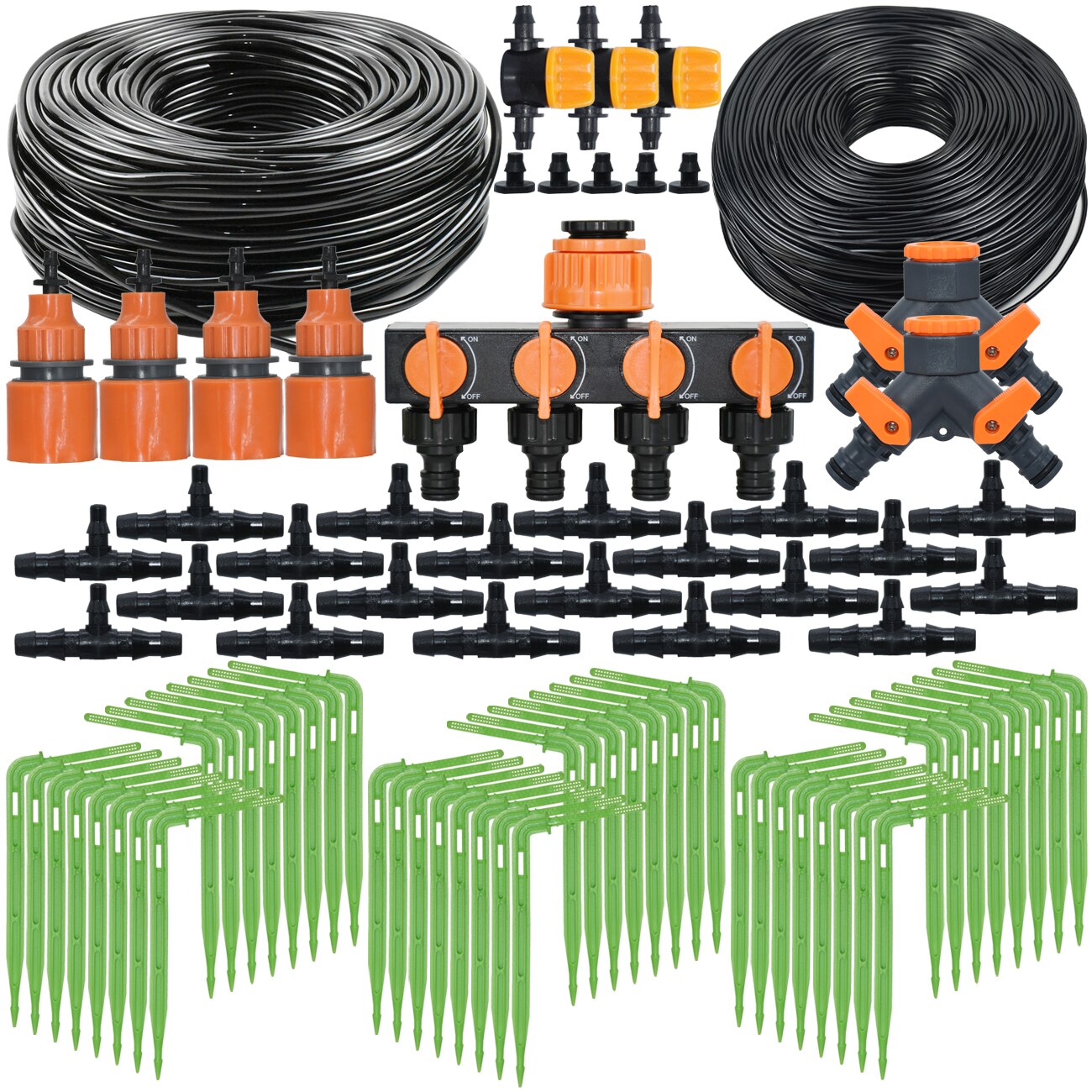 Sistema di irrigazione automatico per irrigazione a goccia KESLA giardino da 4/7 a 3/5mm da 1/4 a 1/8 kit tubo flessibile per piante da vaso bonsai domestiche serra