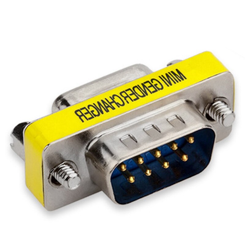 DB9 Computer Video Adapter DB9 Male to Female Serial Port to Hole 9 Pin VGA Female Cable Adapter